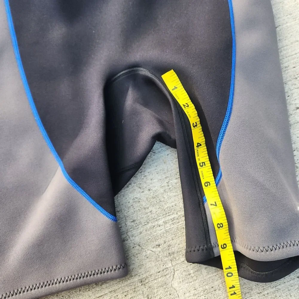 Men's Team Stearns Watersports Shorty Wetsuit Black/Gray Size L 2mm‎ Inseam 9